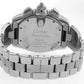MINT Men's Cartier Roadster XL Stainless Black Chronograph Watch 2618 W62019X6