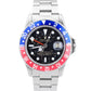 Vintage 1966 Rolex GMT-Master PEPSI Blue / Red Stainless GILT DIAL Watch 1675