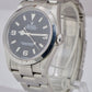 UNPOLISHED Rolex Explorer I Black Stainless Steel 114270 36mm Automatic Watch