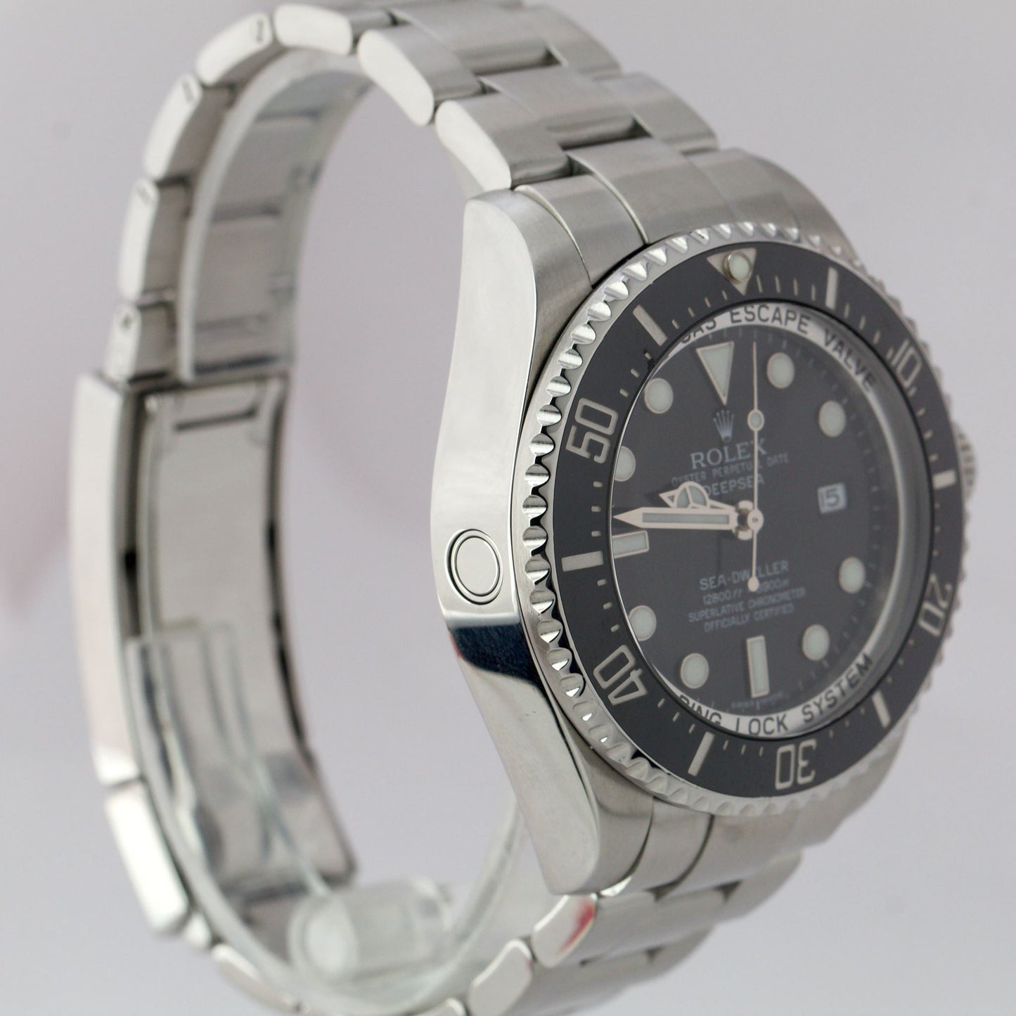 Rolex Sea-Dweller DeepSea 116660 Stainless Steel 44mm Black Ceramic Watch BOX
