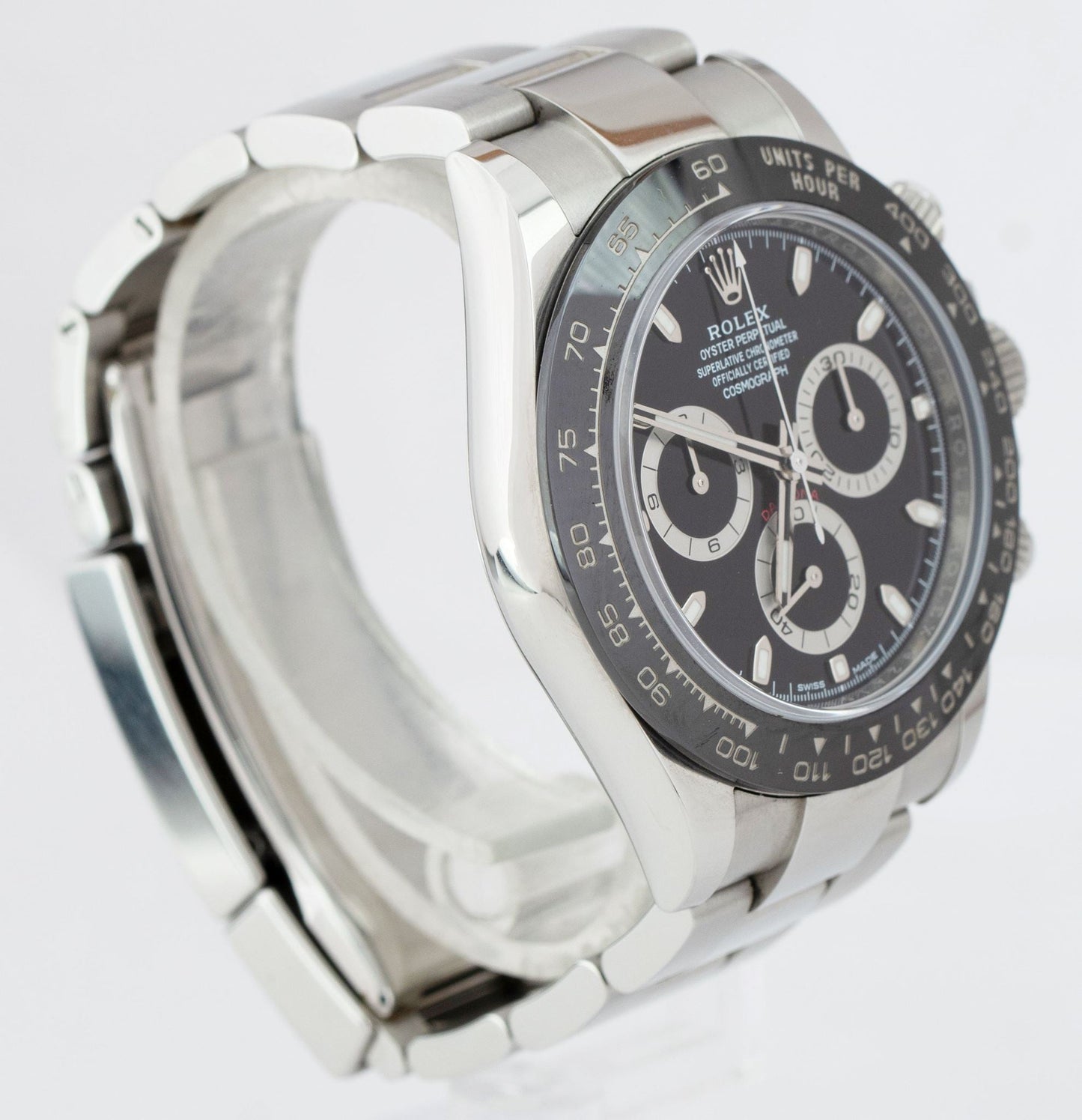 2022 Rolex Daytona Cosmograph Black Steel Chronograph Watch 116500 LN BOX CARD