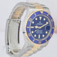 2022 Rolex Submariner Date PAPERS 41mm Ceramic Two-Tone Gold Steel 126613 LB B+P
