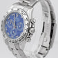 Rolex Daytona Cosmograph 116509 BLUE ARABIC SODALITE DIAL White Gold Watch B+P