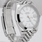 Men's Rolex DateJust 41 White 41mm Smooth Stainless Steel Jubilee Watch 126300