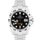 MINT OPEN CARD Rolex Explorer II Black Orange Steel GMT Date 42mm Watch 216570