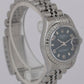 Ladies Rolex Oyster Perpetual Date 26mm 79240 Blue Stainless Steel Jubilee Watch