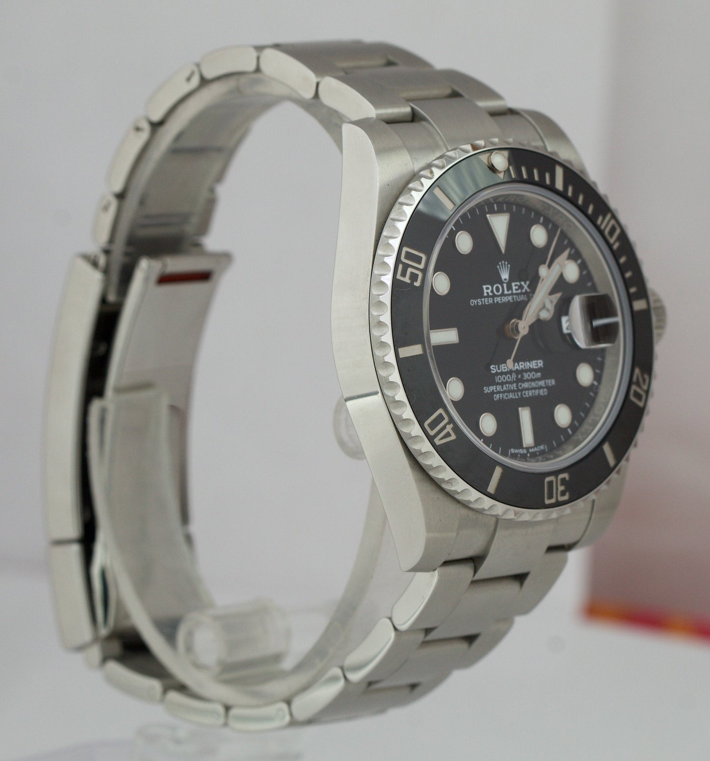 MINT Rolex Submariner Date 116610 LN 40mm Stainless Black Ceramic Dive Watch B+P