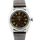 Vintage Rolex Oyster Perpetual Brown Stainless Steel Bubbleback 32mm Watch