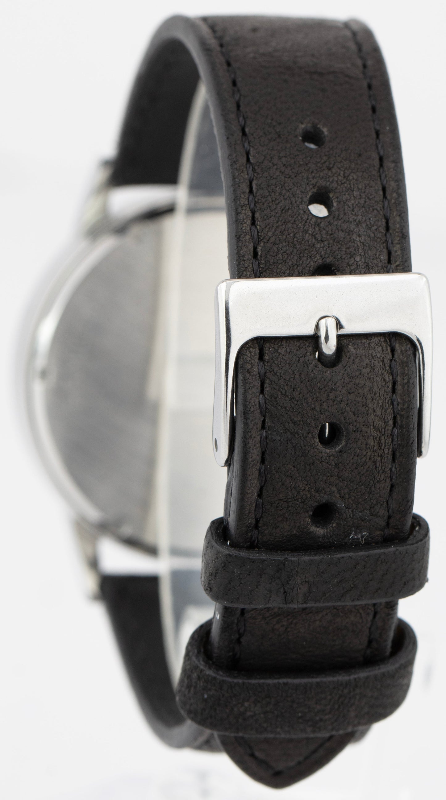 Vintage Hamilton Chronograph Black White Reverse Panda 36mm Automatic Watch 7823