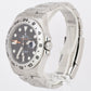 Rolex Explorer II Black Dial Orange Stainless Steel GMT Date 42mm Watch 216570