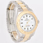 Rolex Yacht-Master 16623 White 18K Two Tone Yellow Gold 40mm Steel Date Watch