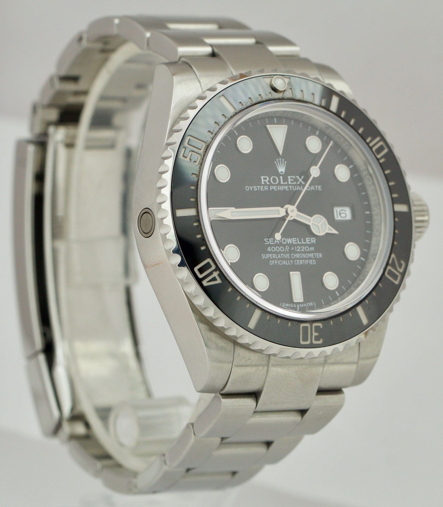Rolex Sea-Dweller 4000 SD4K Ceramic Black Stainless Steel 116600 40mm Dive Watch