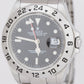UNPOL. Rolex Explorer II Black SWISS ONLY Stainless Steel 40mm 16570 Watch
