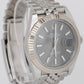 Rolex DateJust Slate Rhodium Steel Gold Jubilee Watch 126334 41mm Watch CARD BOX
