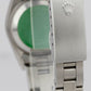 Ladies Rolex Oyster Perpetual Silver Patina 24mm Stainless Steel Watch 67180