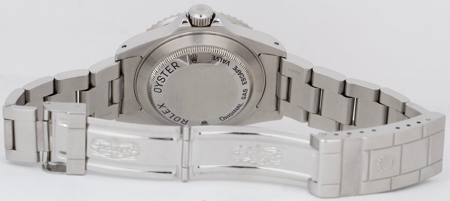 UNPOLISHED Rolex Sea-Dweller 16600 SWISS ONLY 40mm Steel Black Automatic Watch