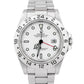 2000 Rolex Explorer II Polar White Stainless Automatic GMT 40mm Watch 16570 B+P