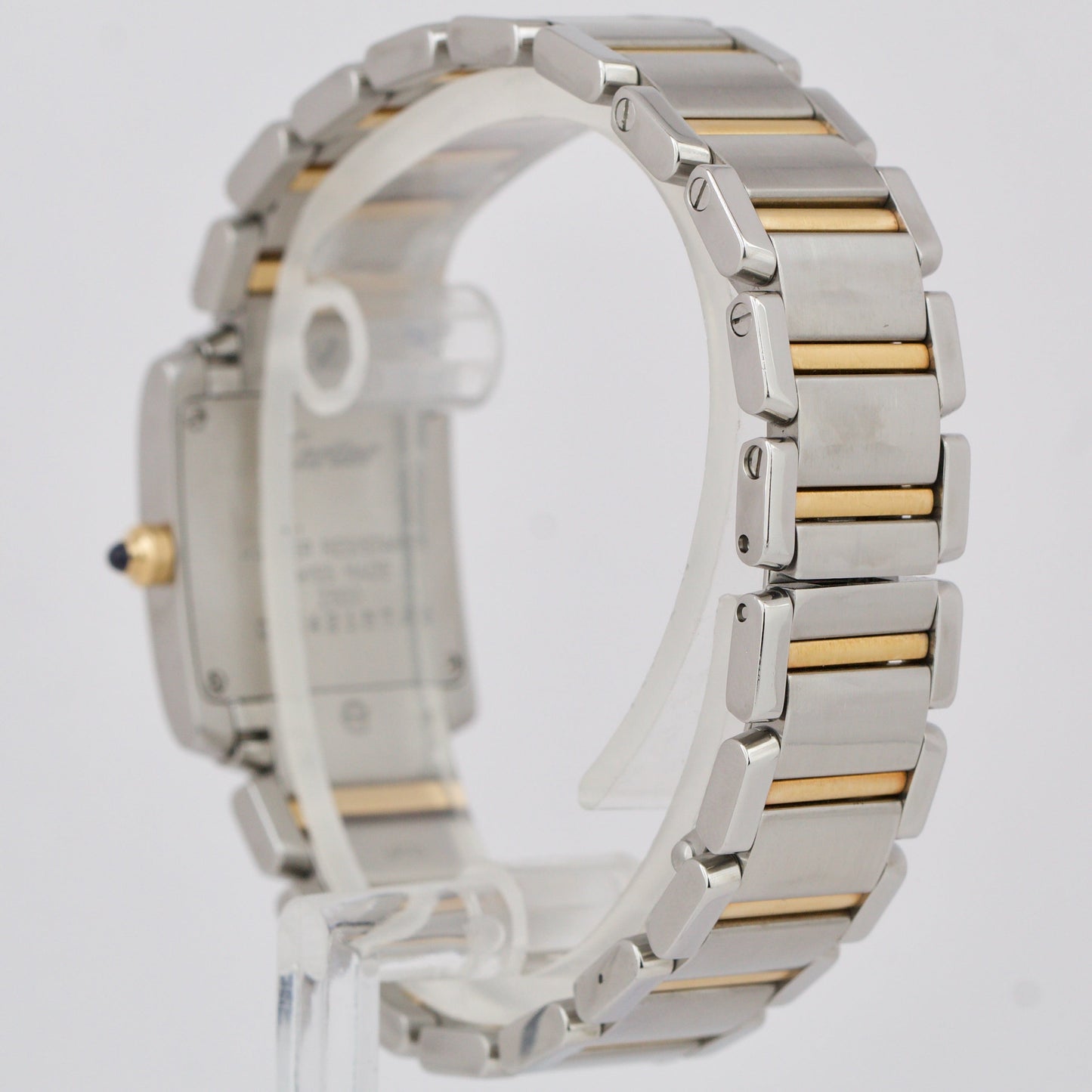 Ladies Cartier Tank Francaise Gold Stainless Roman Quartz Watch 2300 W51007Q4