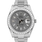Rolex DateJust II 41mm DIAMOND METEORITE Stainless Steel Oyster Watch 116300