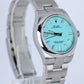 NEW FEB 2023 Rolex Oyster Perpetual Turquoise Blue 31mm 277200 PAPERS Watch B+P