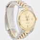 Rolex DateJust 36mm Champagne JUBILEE Two-Tone 18K Gold Stainless Watch 16013 BP
