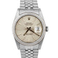 Rolex DateJust 36mm Stainless Steel Silver Jubilee Automatic Date Watch 16234