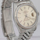 Rolex DateJust 36mm Stainless Steel Silver Jubilee Automatic Date Watch 16234