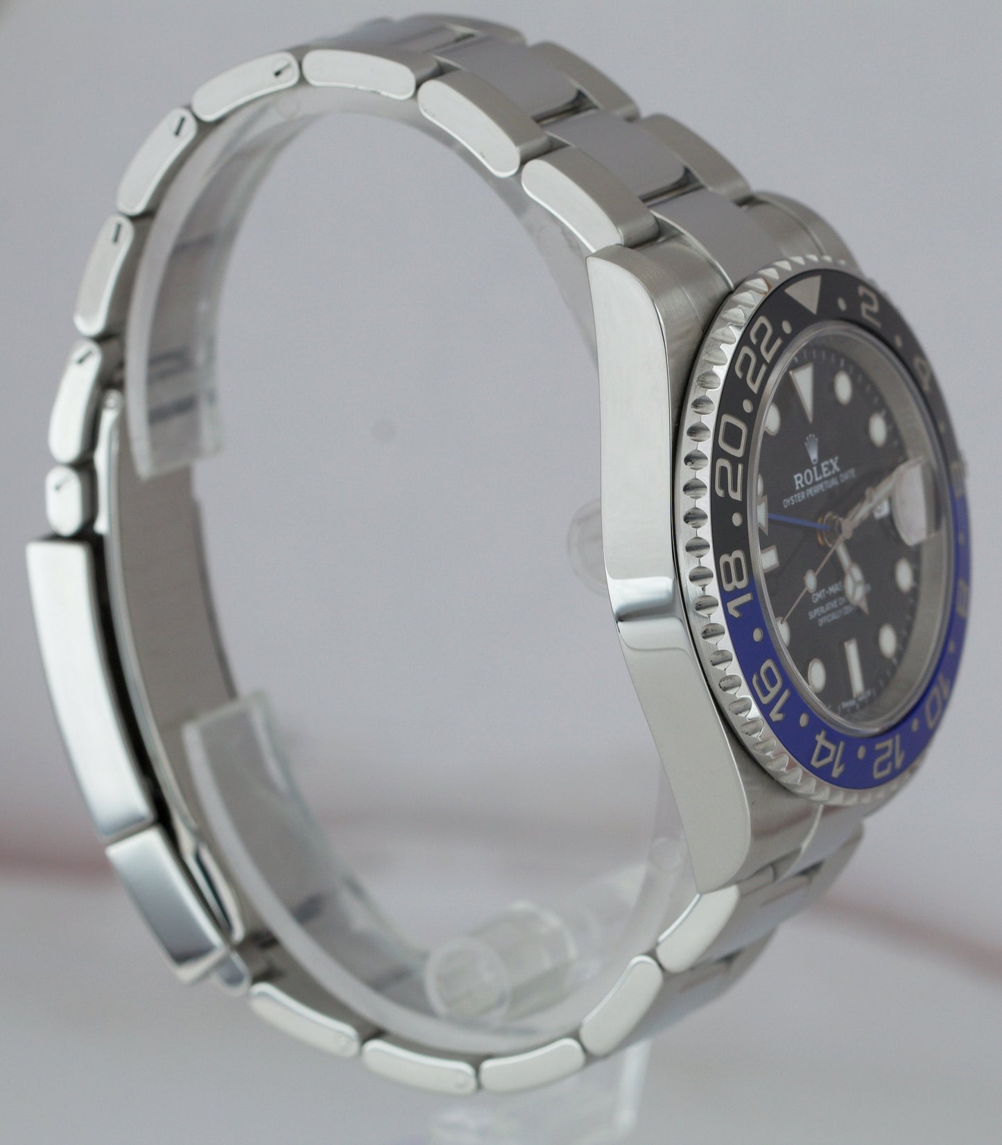 2016 MINT Rolex GMT Master II 40mm Batman Blue Black Ceramic Watch 116710 BLNR