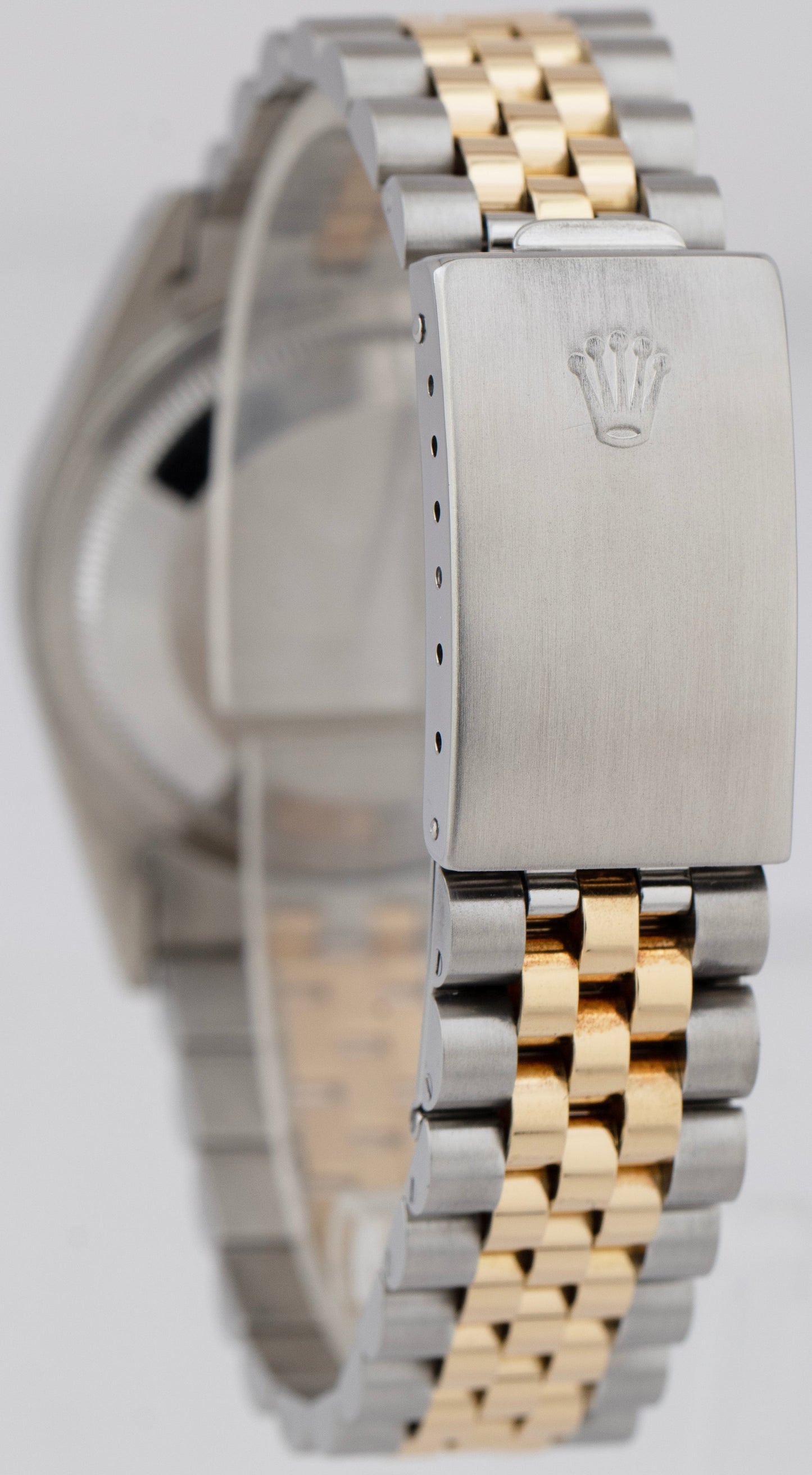 Rolex DateJust 36mm Champagne Diamond 18K Gold Stainless Steel Watch 16233