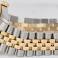 Rolex DateJust 36mm Champagne Diamond 18K Gold Stainless Steel Watch 16233