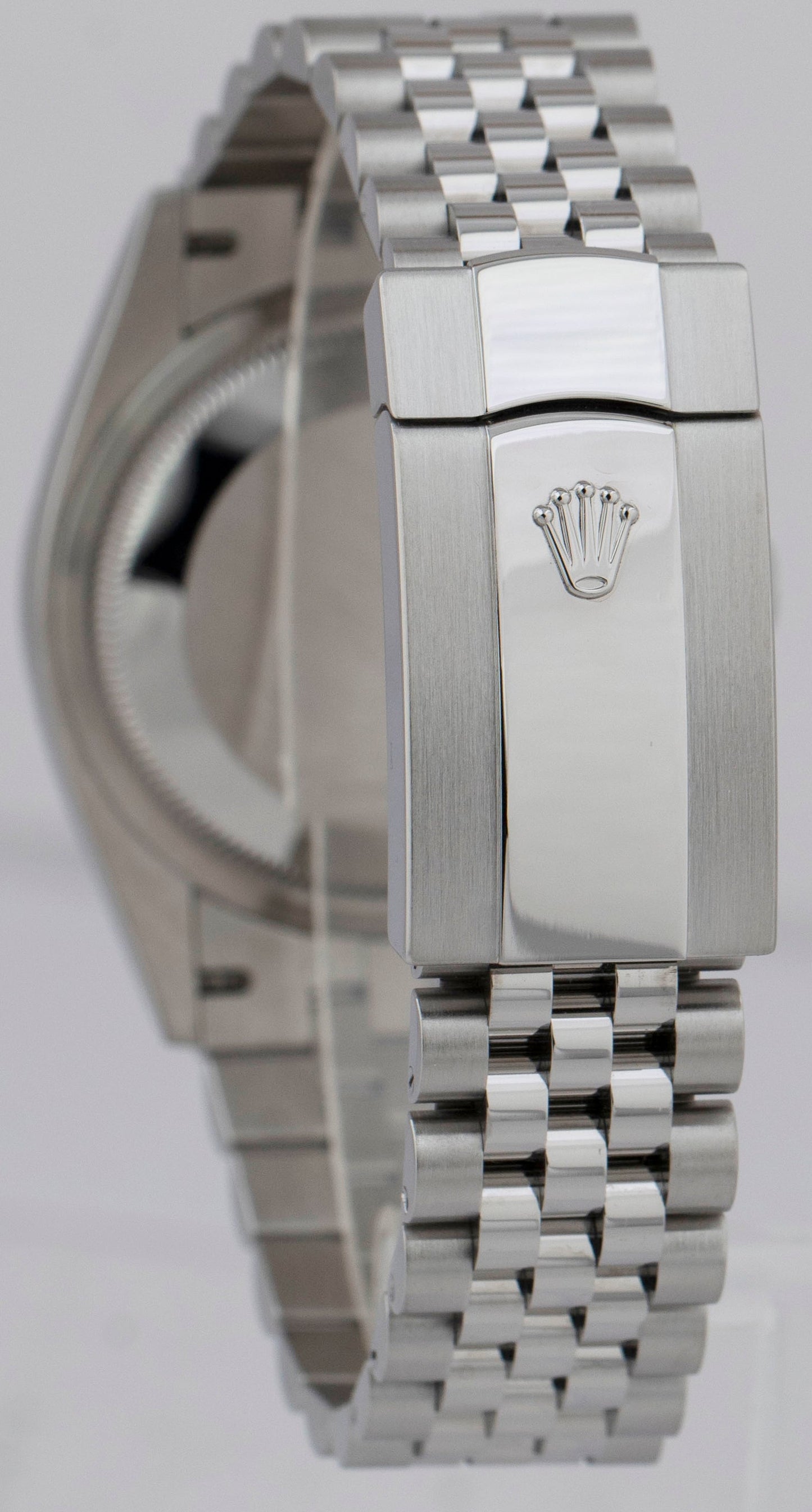 MINT 2019 Rolex DateJust 36mm White Stainless Steel Jubilee Watch 126234 B+P