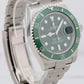 UNPOLISHED Rolex Submariner Date Hulk Stainless Green 40mm Watch 116610 LV B+P