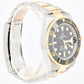 Rolex Submariner Ceramic Black 40mm 116613 LN 18K Two-Tone Yellow Gold Watch
