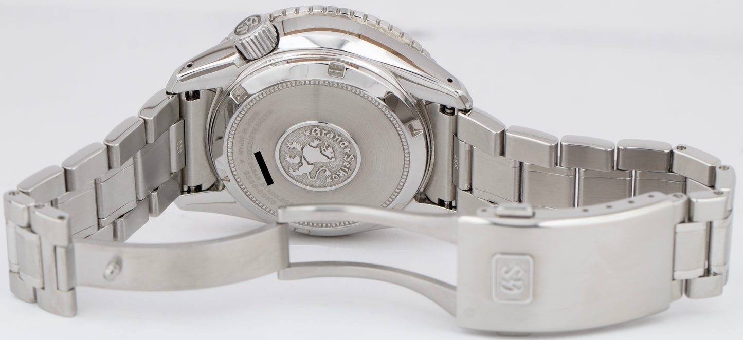 2021 Grand Seiko Sport GMT 44mm Hi-Beat 36000 Blue White Watch SBGJ237 B+P