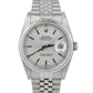 Rolex DateJust 36mm Stainless Steel Silver Jubilee Automatic Date Watch 16234