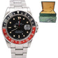 Rolex GMT-Master II Patina Creamy Coke Red Black Stainless 16710 T 40mm Watch