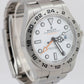 2022 Rolex Explorer II 42mm Polar White Stainless GMT Date Watch 226570 B+P