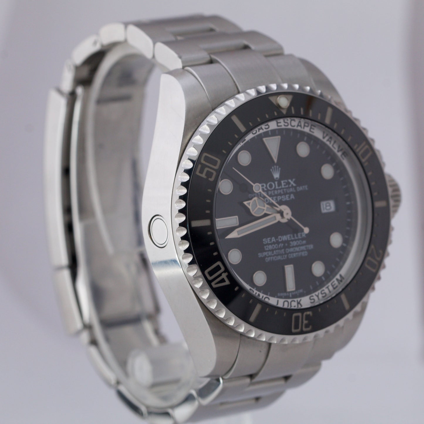 2012 UNPOLISHED Rolex Sea-Dweller Deepsea 116660 Steel 44mm Black Dive Watch BP