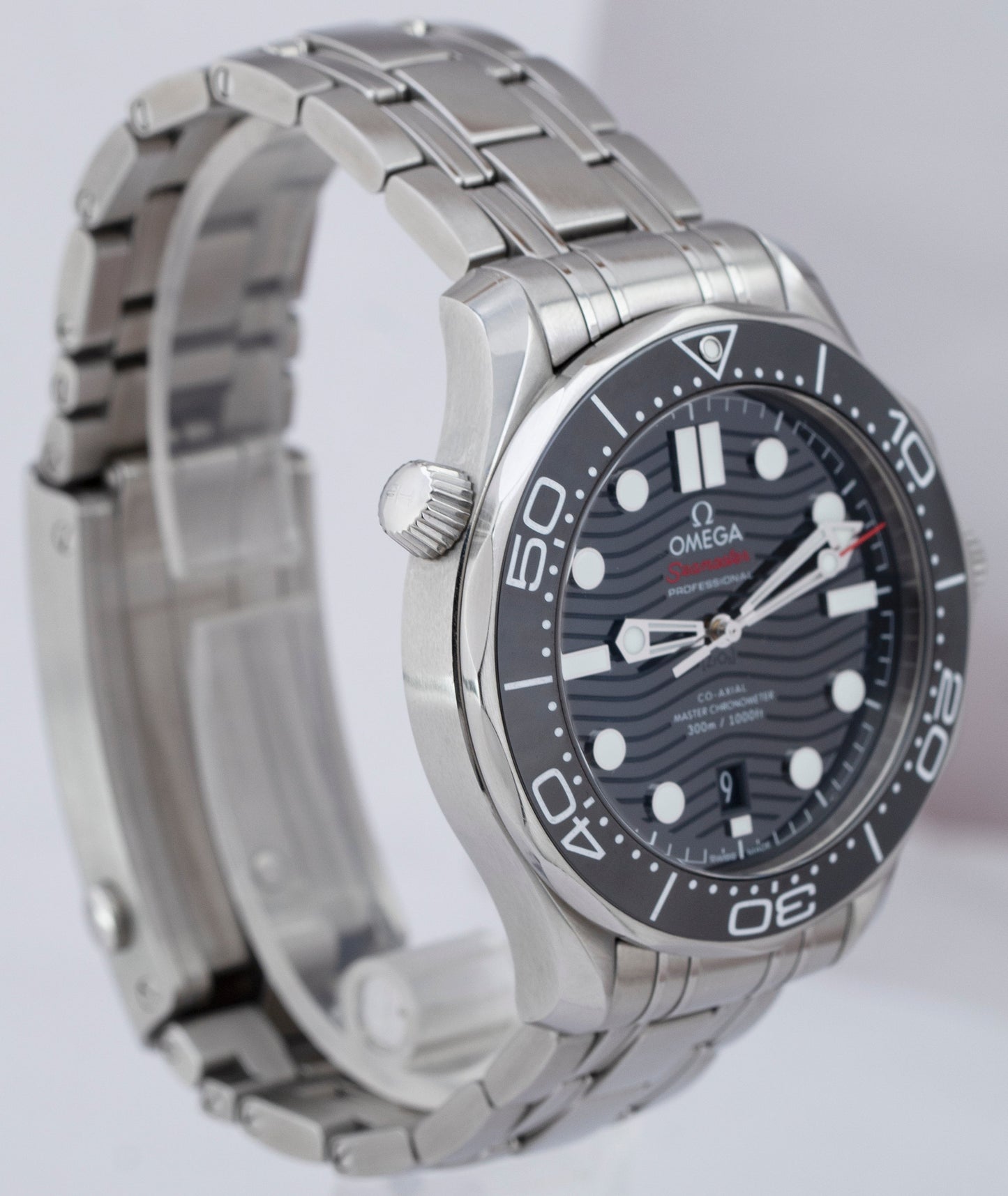 Omega Seamaster Diver 300M 42mm Black Wave Steel 210.30.42.20.01.001 Watch