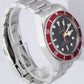 MINT Tudor Black Bay Heritage 79230 R Stainless Steel Red 41mm Automatic Watch