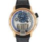 HYT H1 Blue 2 18k Yellow Gold Titanium Leather 48.8mm 148-P6-32-BF-AA Watch BP