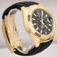 UNPOLISHED Rolex Sky-Dweller 18K Yellow Gold Rubber BLACK DIAL 42mm 326238 Watch