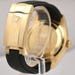 UNPOLISHED Rolex Sky-Dweller 18K Yellow Gold Rubber BLACK DIAL 42mm 326238 Watch