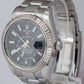 2020 PAPERS Rolex Sky-Dweller 326934 Steel 18k White Gold BLACK 42mm Watch B+P
