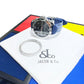 Jacob & Co. Five Time Zones DIAMOND BEZEL Black Dial 48mm Stainless Steel Watch