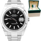 2019 Rolex DateJust 41mm Stainless Steel White Gold Fluted Black Watch 126334