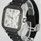 Cartier Santos Chronograph Stainless Steel ADLC Silver 43mm WSSA0017 4183 Watch