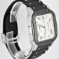 Cartier Santos Chronograph Stainless Steel ADLC Silver 43mm WSSA0017 4183 Watch