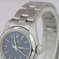 Ladies Rolex Oyster Perpetual Blue Stainless Steel 24mm Automatic Watch 67180