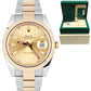 Rolex Datejust 41 Two-Tone 18k Yellow Gold Steel Champagne 41mm 126333 Watch B+P